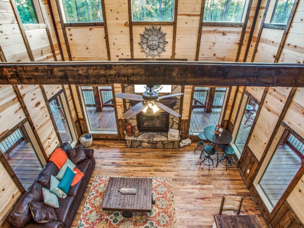 Enjoying quality time at the cabin